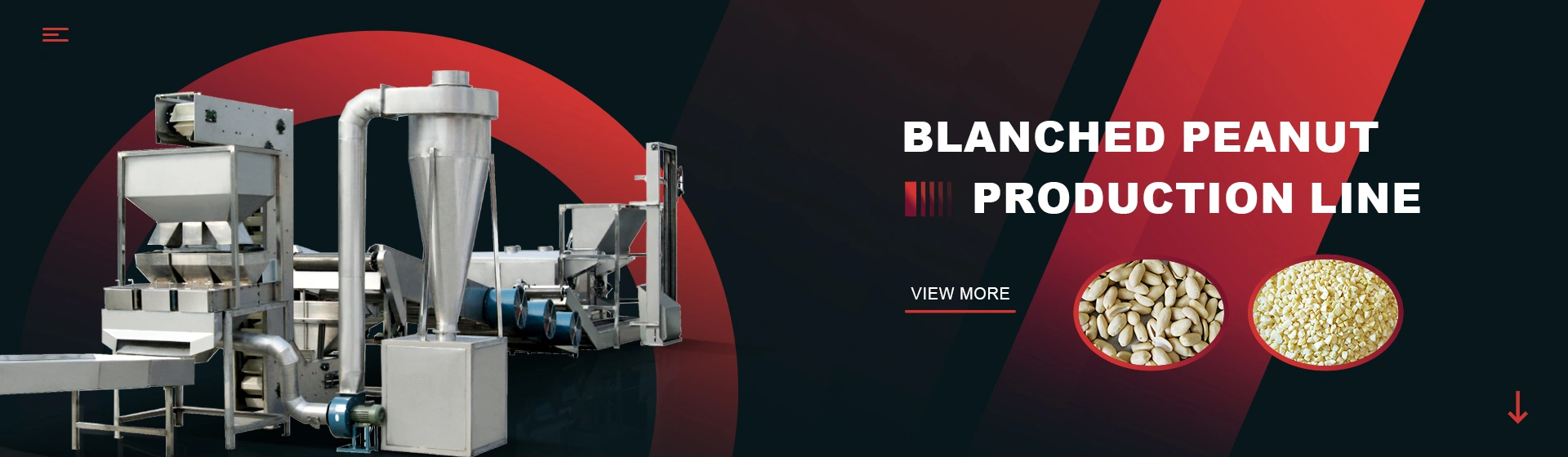 Food processing machinery banner